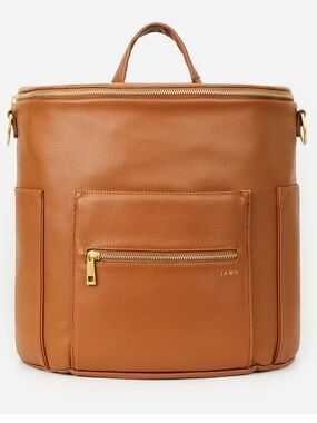 Fawn-the Original Diaper Bag. Backpack and shoulder bag. Brown.